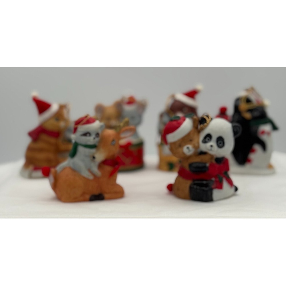 (6) Critter Christmas Ornaments - Great Condition!